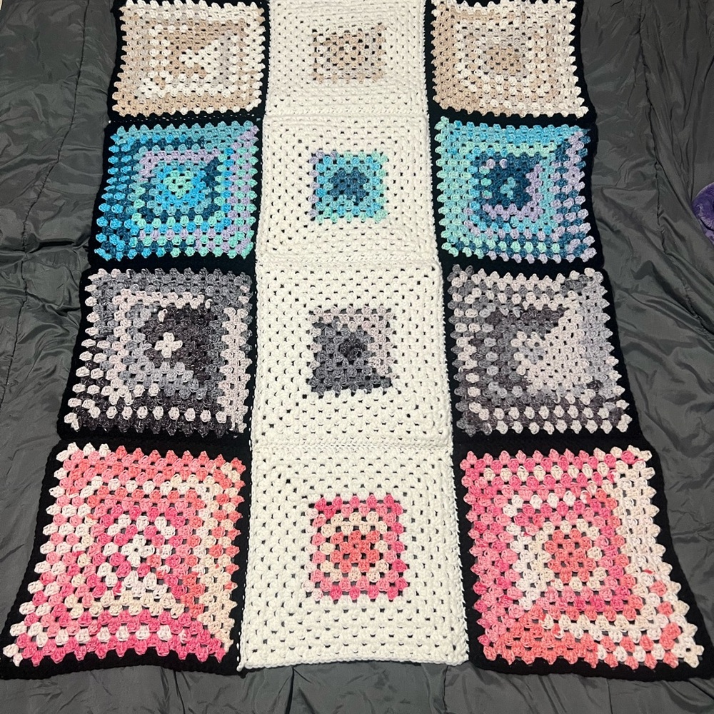 Colorful Crochet Blanket